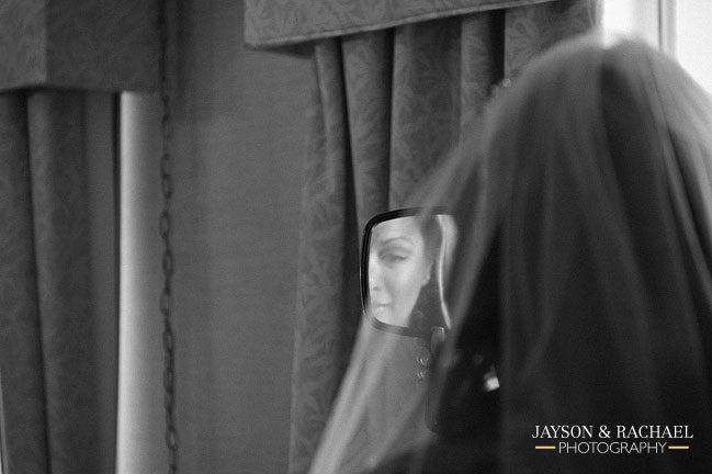 Getting ready at the Williamsburg Hospitality House by Jayson and Rachael Photography