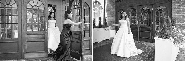 Getting ready at the Williamsburg Hospitality House by Jayson and Rachael Photography