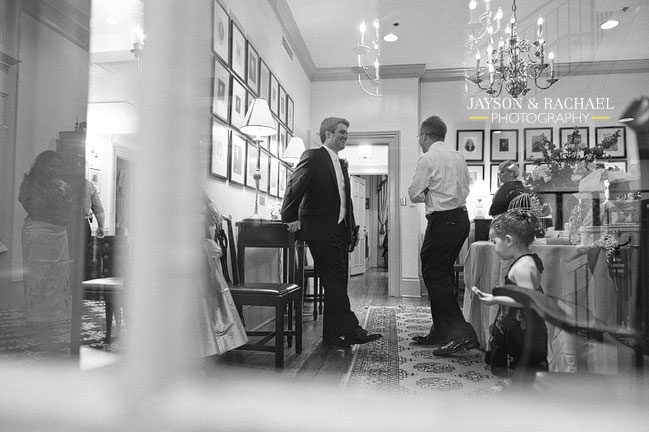 William and Mary Alumni House wedding reception by Jayson and Rachael Photography