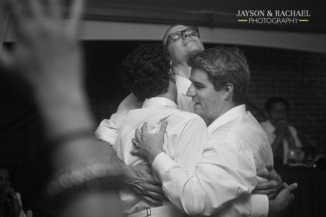 Wedding reception at the William and Mary Alumni House by Jayson and Rachael Photography
