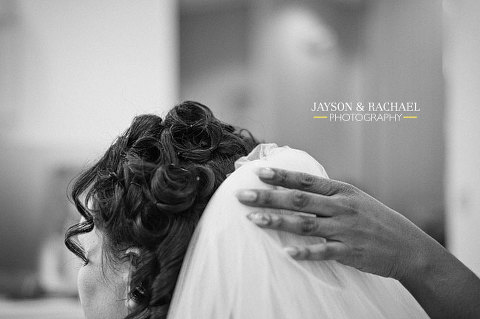 Bridal updos at Ulta in Newport News by Jayson and Rachael Photography