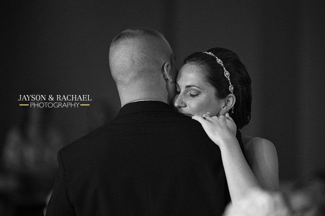 Lauren and Mitch's wedding reception at Chestnut Ridge Golf Resort in Blairsville, PA
