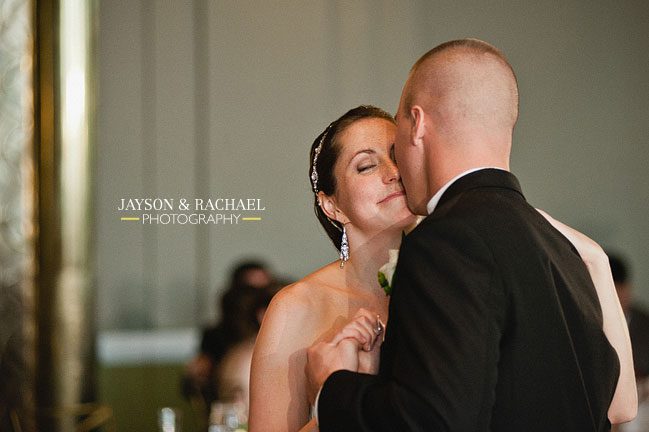Lauren and Mitch's wedding reception at Chestnut Ridge Golf Resort in Blairsville, PA