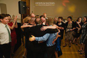 Katie and Brian's Legacy Hall wedding reception, Williamsburg VA