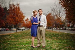 Engagement pictures at the VCU Monroe Park Campus by Jayson and Rachael Photography, Wedding photographers in Richmond, VA