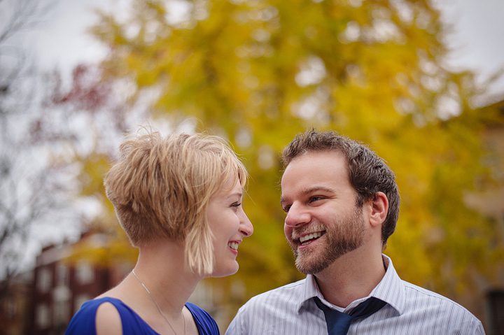 Engagement pictures at the VCU Monroe Park Campus by Jayson and Rachael Photography, Wedding photographers in Richmond, VA