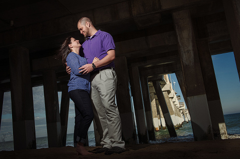 Erica and Mike's Engagement Pictures in The Outer Banks of NC (OBX)