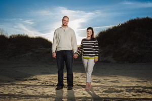 Erica and Mike's OBX Engagement Session by Jayson and Rachael Photography
