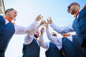 Saber Toasts at Aqua Restaurant and Spa in Duck NC