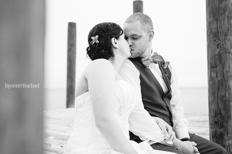 Wedding Portraits on the Sound in the Outer Banks by Jayson and Rachael Photography
