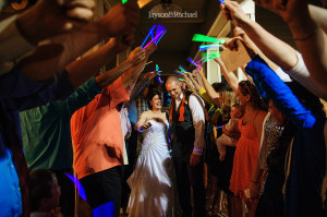 Sparkler Wedding Departure (glow sticks) in Duck NC