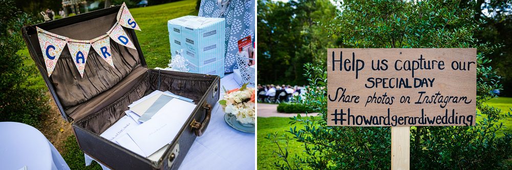 Wedding Details at the Jasmine Plantation in Providence Forge VA