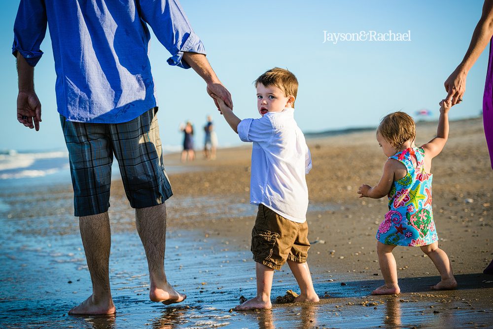 Family Beach Portraits in Rodanthe NC by Jayson and Rachael Photography