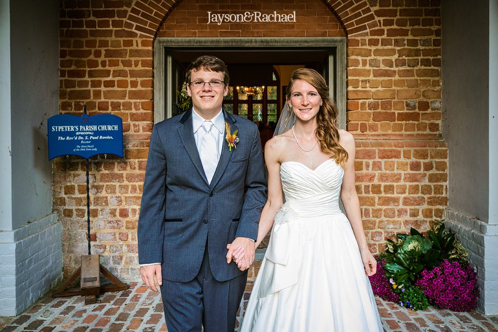 St Peters Episcopial Church Wedding New Kent VA