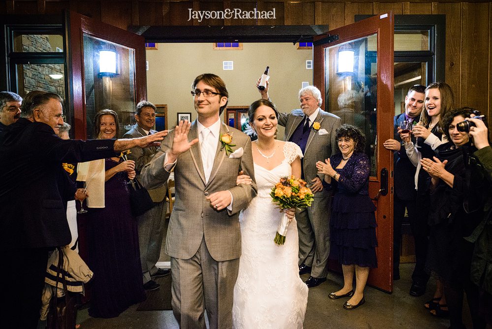 Wedding reception at Saude Creek Winery