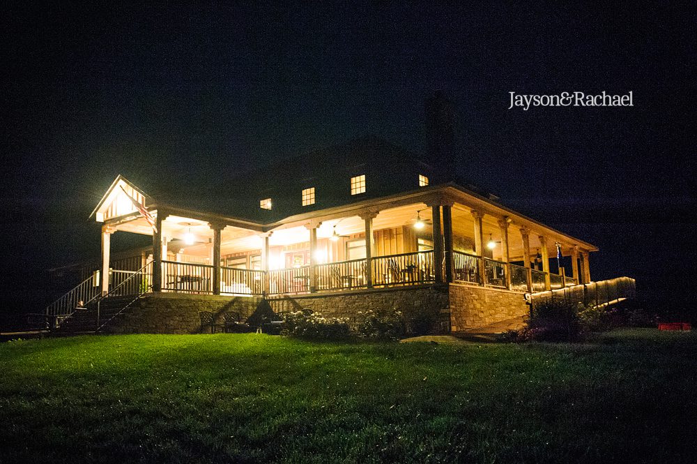 Saude Creek Vineyards at night