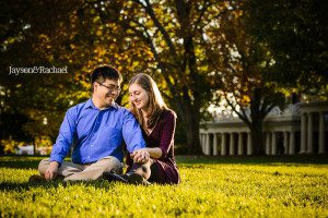 Jenna and Eric's University of Virginia engagement pictures