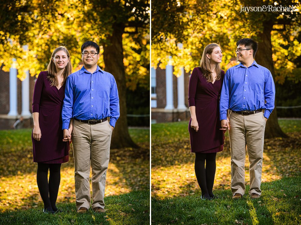 Jenna and Eric's University of Virginia engagement pictures