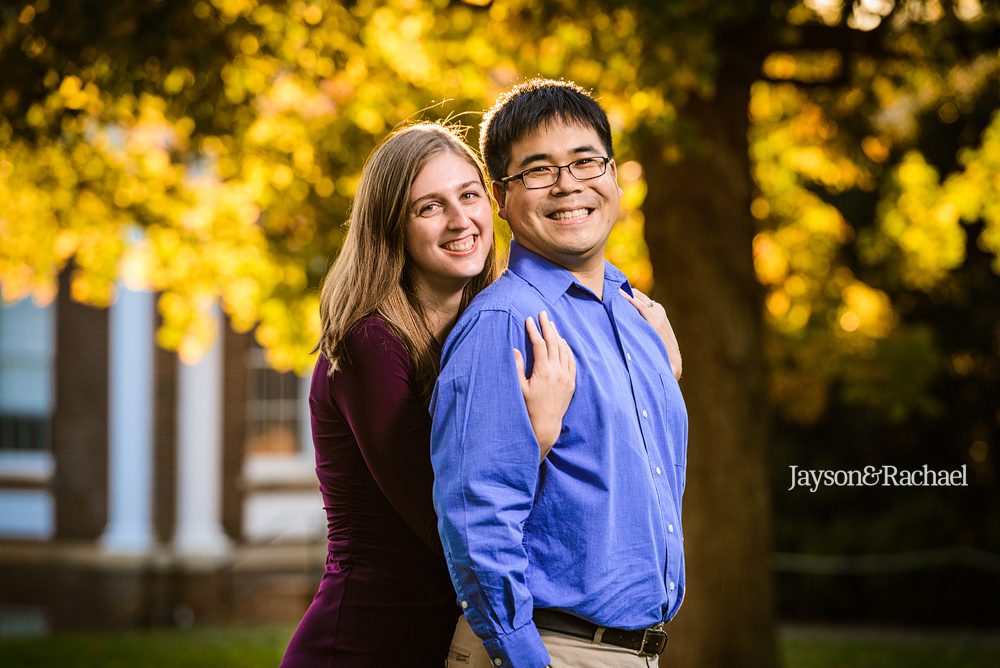Jenna and Eric's University of Virginia engagement pictures