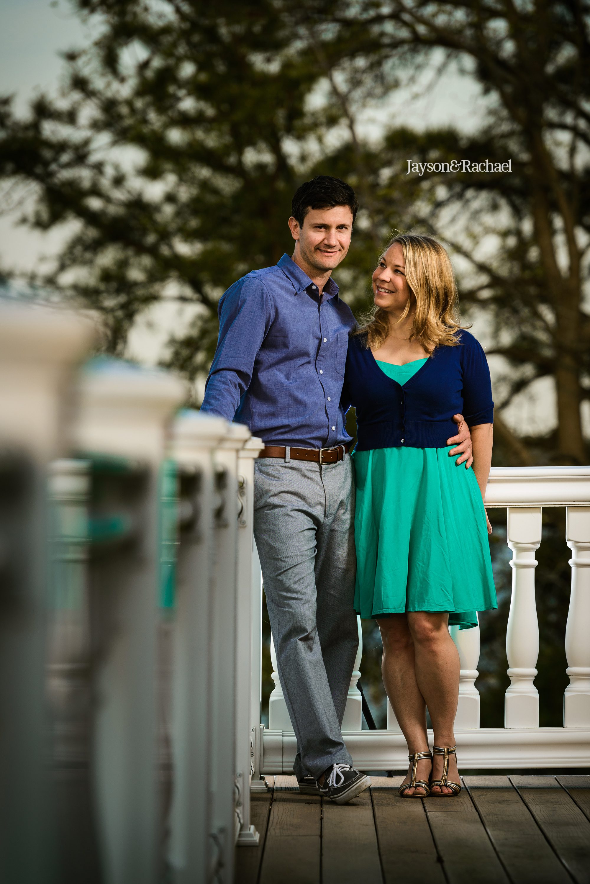 Lauren and Chris' Ware River Engagement Session