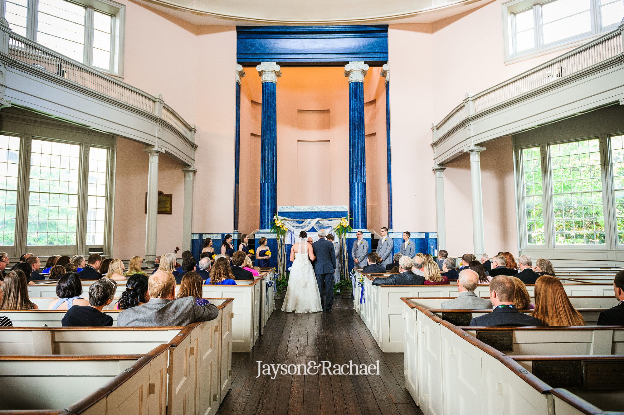 Caitlin and Zach's Monumental Church Wedding 