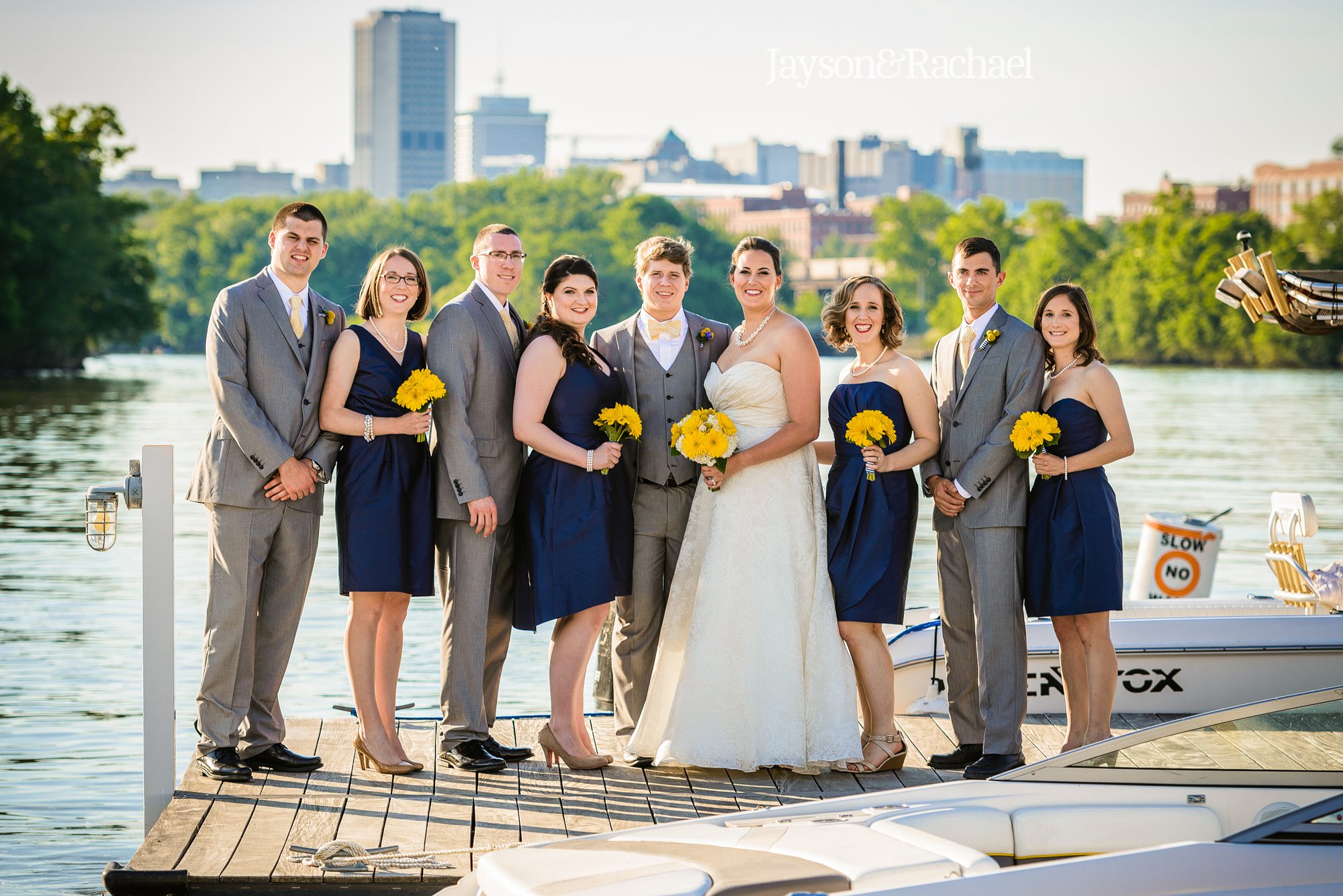 Caitlin and Zach's Boathouse at Rocketts Landing Wedding Reception