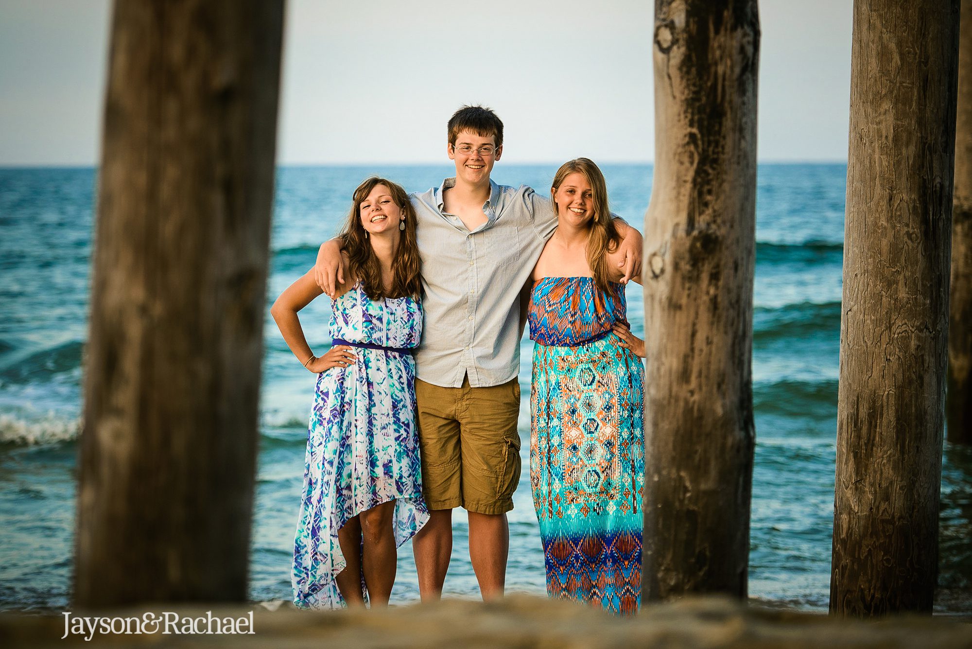 Family portraits Rodanthe NC at the Rodanthe Fishing Pier