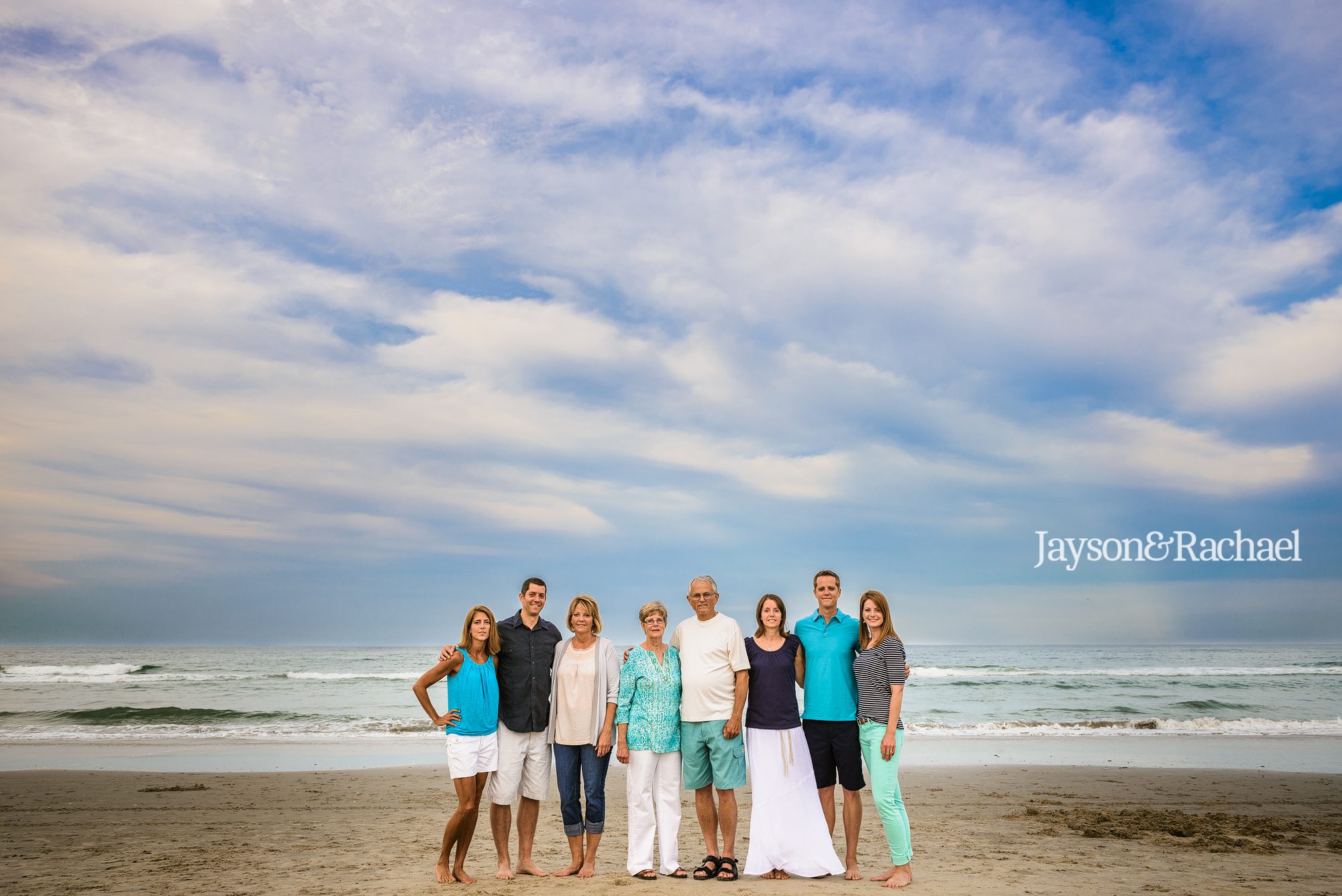 Family Portraits in Corolla NC by Jayson and Rachael Photography