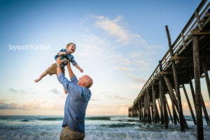 Family pictures in the Outer Banks of North Carolina