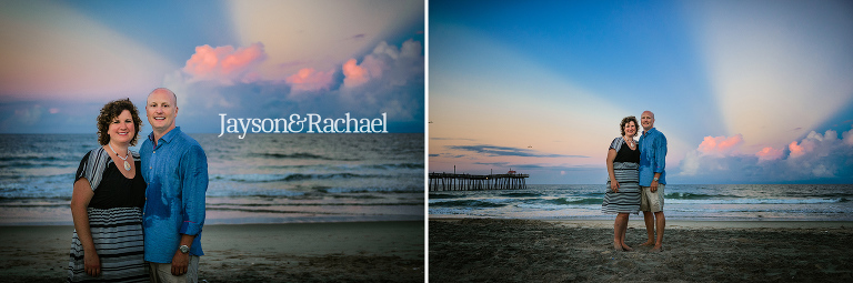 Sunset beach portraits Outer Banks