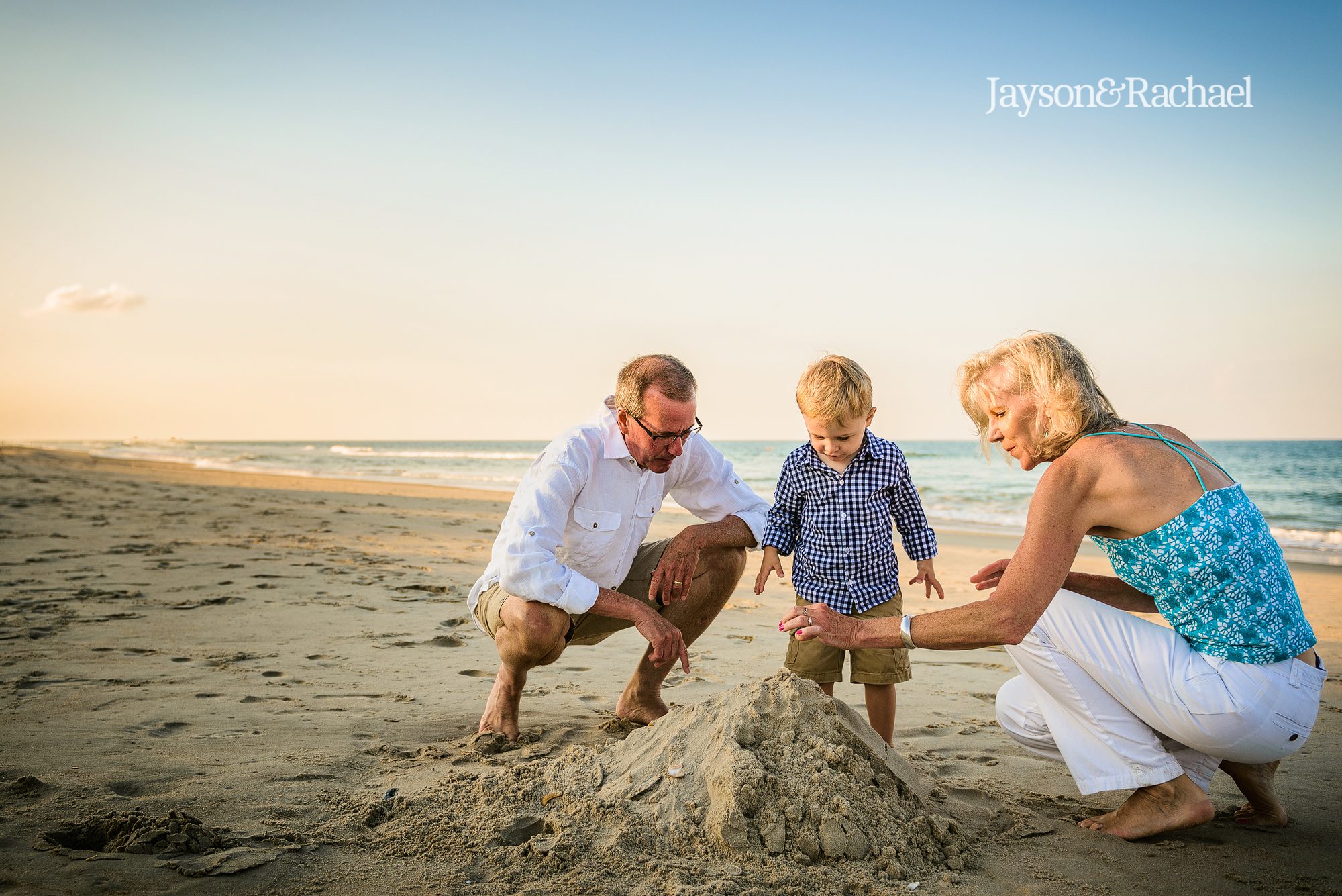 OBX family friendly beach photos